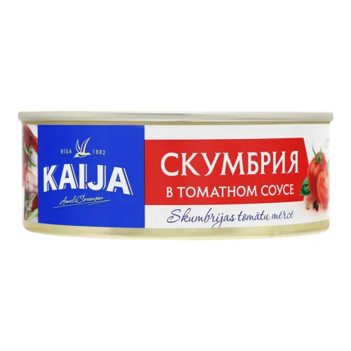 Скумбрія в томатному соусі Kaija з/б 240г