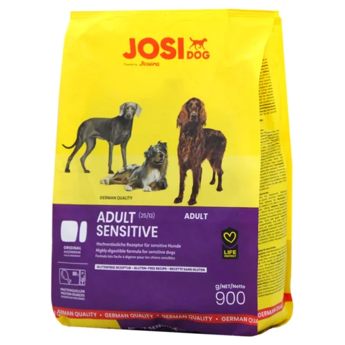 Корм сухий Josera JosiDog Adult Sensitive з домашньою птицею для собак з чутливим травленням 900г
