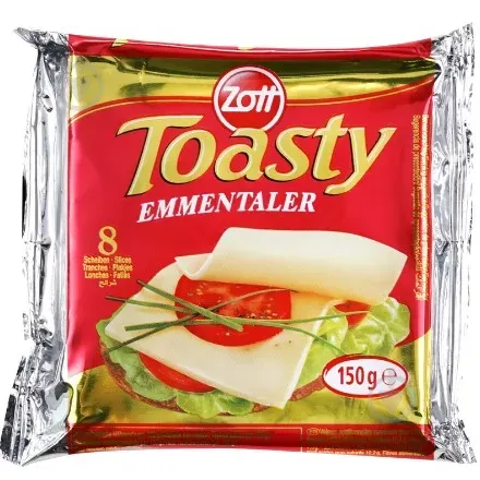 Сир Zott Емменталь тостовий 22%, 150г