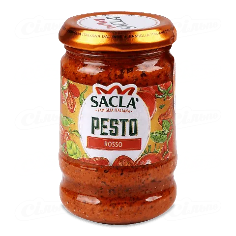 Соус Sacla песто з в'яленими томатами, 190г