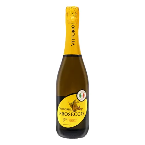 Вино ігристе 0.75л 11% біле екстра-сухе Prosecco Vittorio пл