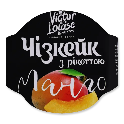Чізкейк З Рікоттою Та Манго Victor Et Louise, Скляна Банка, 200г
