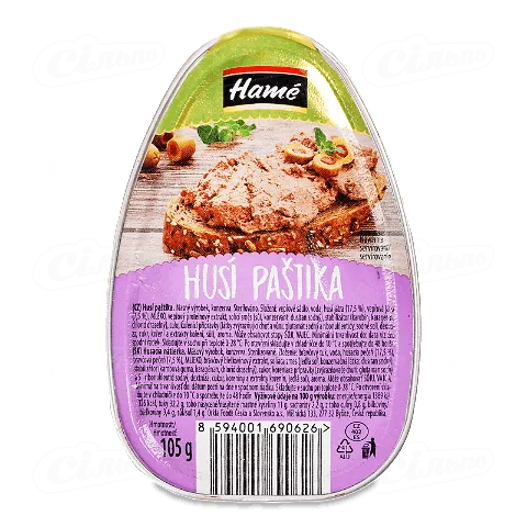 Паштет Hame Преміум з гусячою печінкою В*, 105г