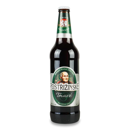 Пиво Темне Postrizinske Tmavy Lezak, в/ґ, 0.5л