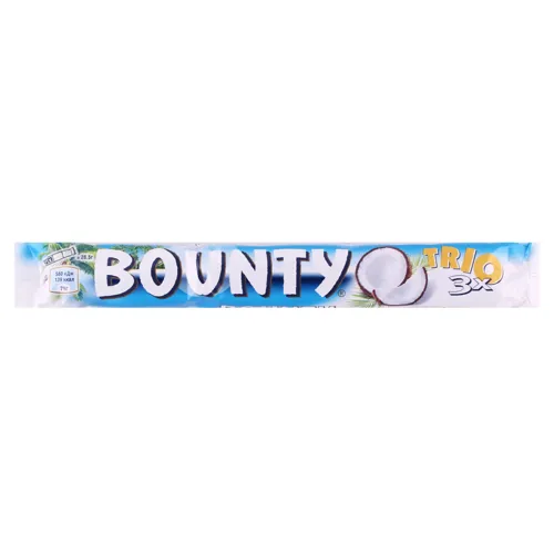 Батончик з м'якоттю кокоса Trio Bounty м/у 3х28.5г
