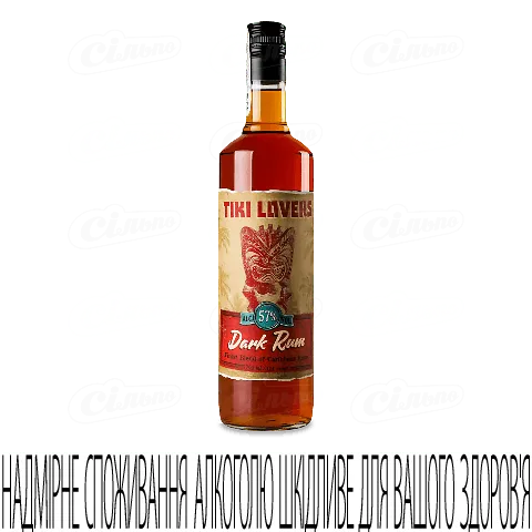 Ром Tiki Lovers Dark, 0,7л