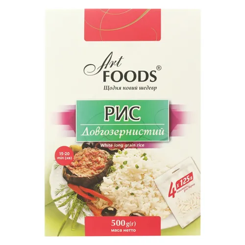 Рис довгозернистий Art Foods 500г
