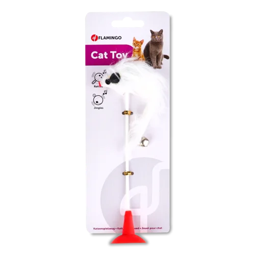 Іграшка Для Котів Мишка На Палиці Flamingo 1шт, н/о