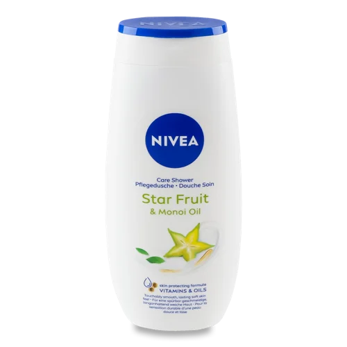 Гель-Догляд Для Душу Nivea Star Fruit & Manoi Oil, 250мл