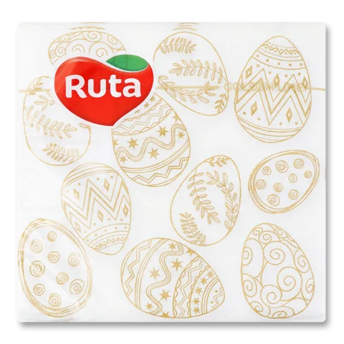 Паперові Серветки 235х235мм Ruta 40шт, в/ґ