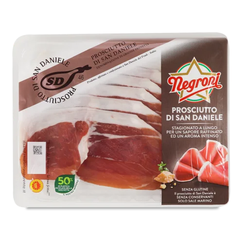 Прошуто В/ґ San Daniele Negroni, Лоток 80г