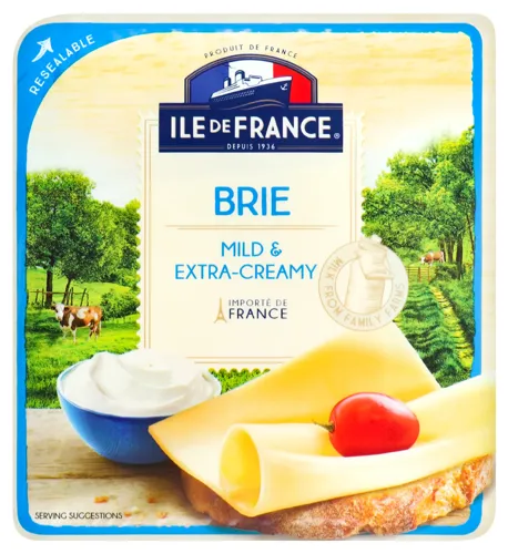 Сир напівтвердий Brie Ile De France лоток 150г