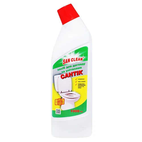 Засіб San Clean Сантік Хвоя для чищення унітазу 1л