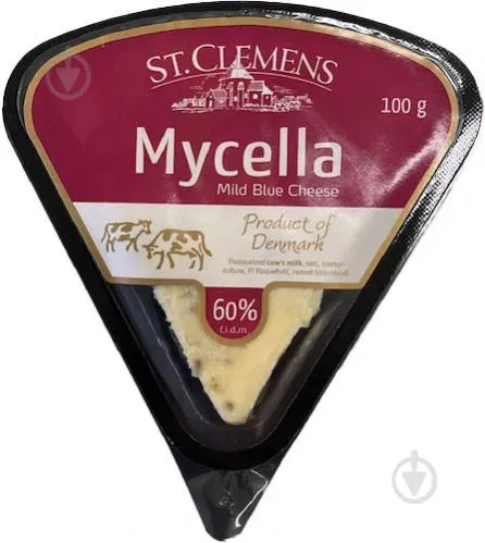 Сир Міцелла 60% 100г ТМ St. Clemens