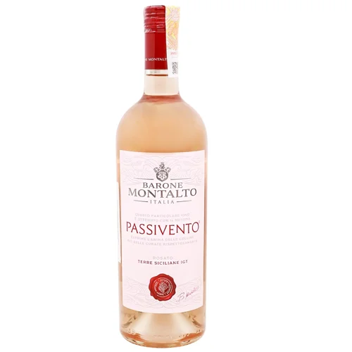 Вино Montalto Passivento Terre Siciliane рожеве напівсухе 12,5% 0,75л