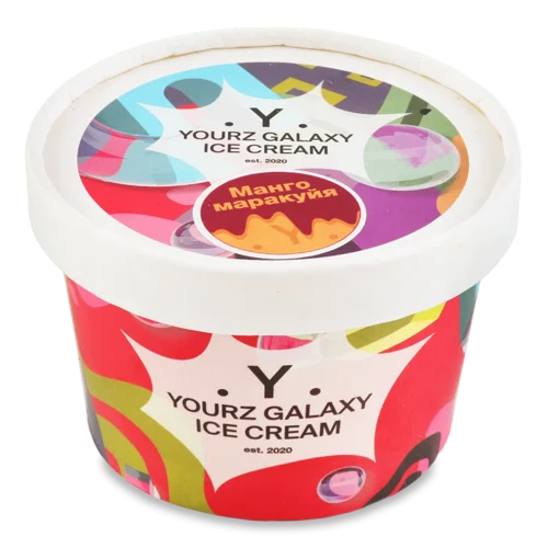 Морозиво Yourz Galaxy Манго-Маракуйя, в/ґ, 500г