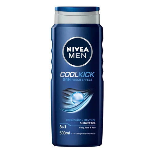 Гель для душу Nivea Men Cool Kick 3в1 500мл