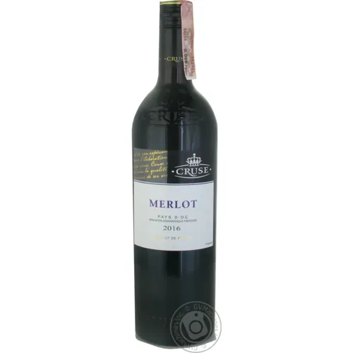 Вино Cruse Merlot червоне сухе 13% 0,75л