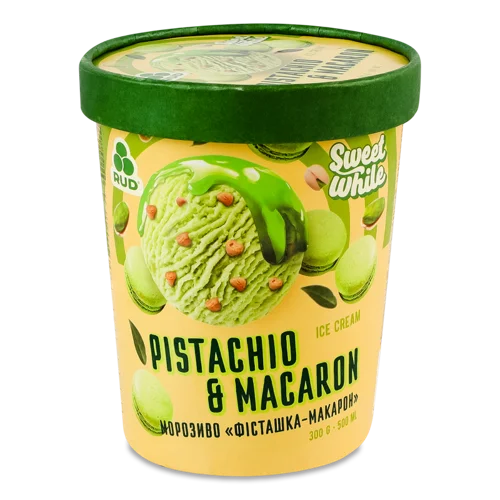 Морозиво Фісташка-Макарон В/ґ, 300г