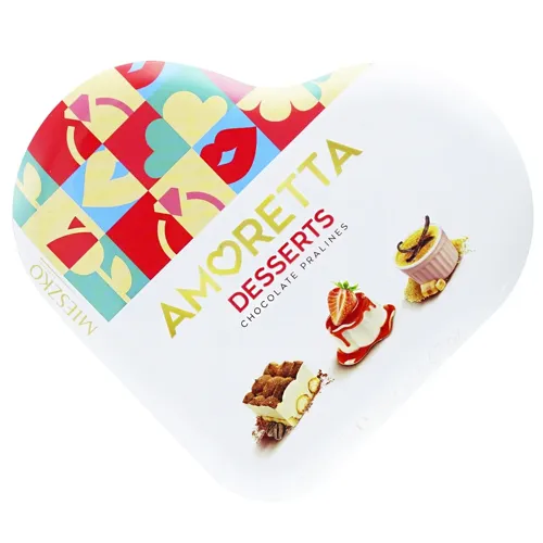 Цукерки шоколадні Mieszko Amoretta 3 смаки 189г