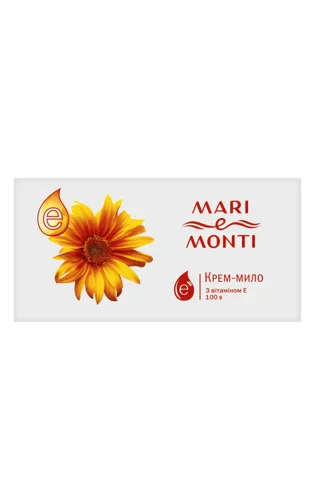 Тверде Туалетне Крем-мило з Вітаміном Е Mari e Monti, 100г