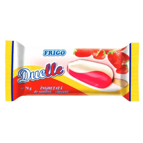 Морозиво Frigo Дует полуниця з ваніллю 70г