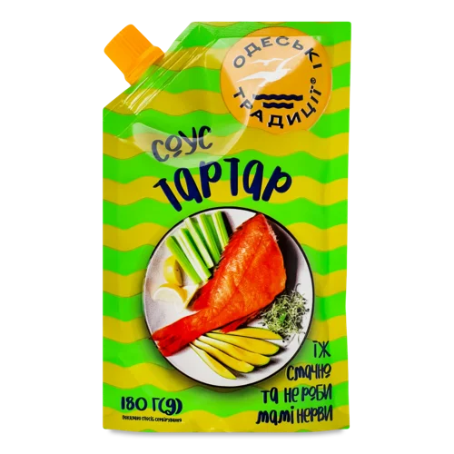 Соус Тартар, Вищого Ґатунку, Скляна Банка, 180г