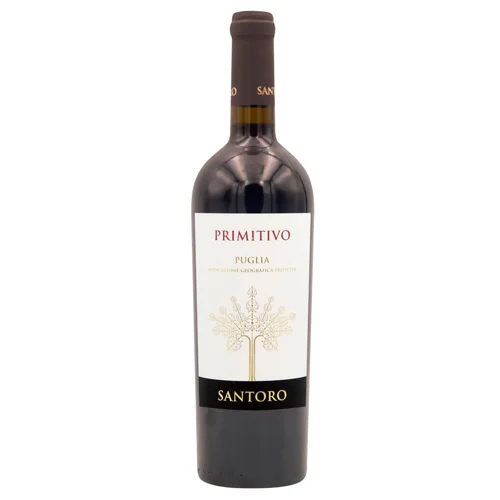 Вино Santoro Primitivo IGP Puglia червоне сухе 12,5% 0,75л