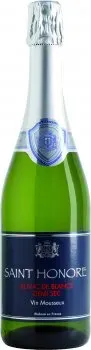 Вино ігристе Saint Honore Demi Sec біле полусухе 0.75л 10.5%