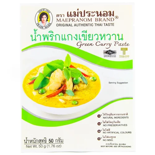 Паста Mae Pranom Green Curry 50г