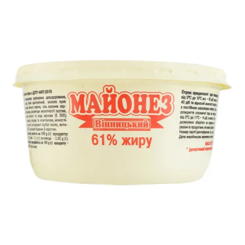Майонез 61% Вінницький Авіс п/у 500г