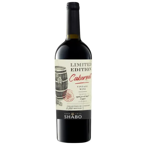 Вино Shabo Limited Edition Каберне червоне солодке 16% 0,75л