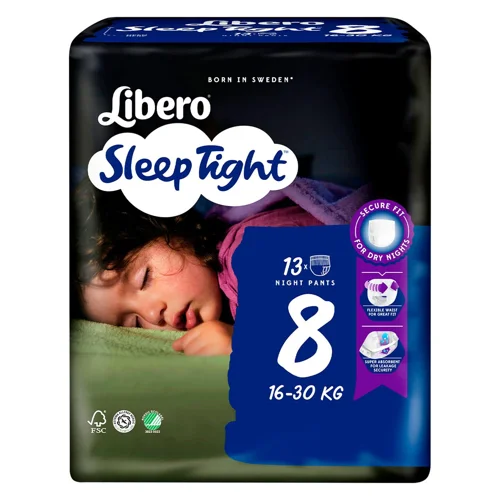 Підгузки Libero Sleep Tight 8 16-30кг 13шт