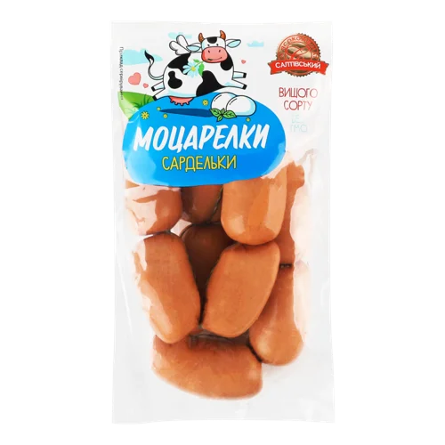Сардельки Моцарелки Варені Салтівський М'ясокомбінат, кг