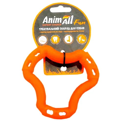 Іграшка AnimAll Fun кільце 6 сторін помаранчеве 12см