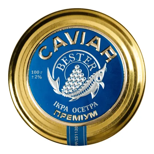 Ікра Преміум руського осетра Caviar Bester 100г ск/б