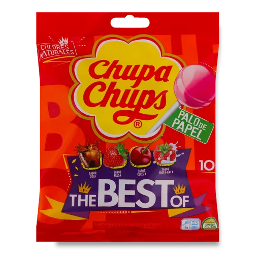Карамель Вищого Ґатунку The Best Of Mix Chupa Chups, м/у 12х10г