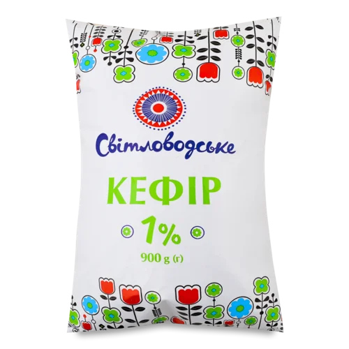 Кефір 1% Вищого Ґатунку, П/Пл 900г