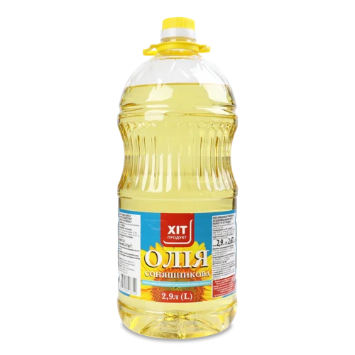 Олія Соняшникова Рафінована Дезодорована Виморожена, П/Пл 2.9л