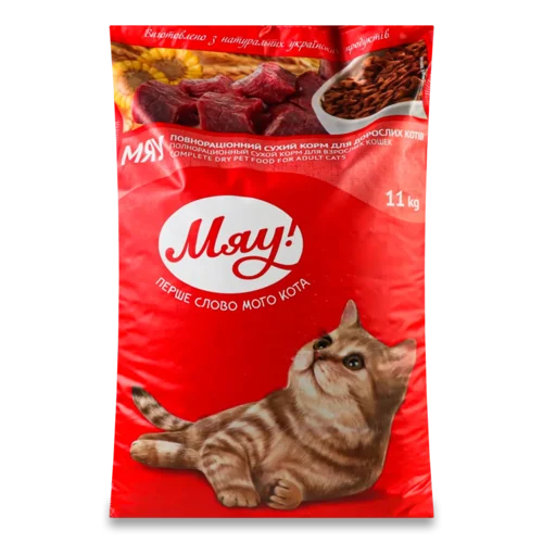 Корм для котів «Мяу!» курячий