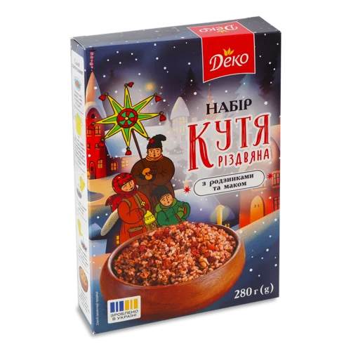 Кутя Різдвяна З Родзинками Та Маком, Деко, к/у, 280г