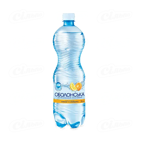 Вода мінеральна «Оболонь» «Оболонська» зі смаком лимона та апельсина сильногазована, 2л