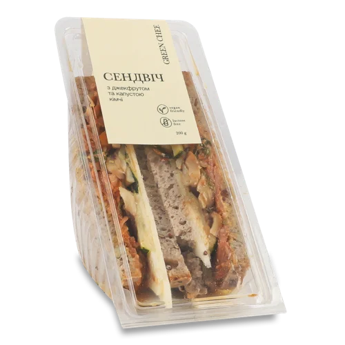Сендвіч З Джекфрутом Та Капустою Кімчі, в/ґ, 200г