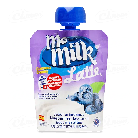 Йогурт MeMilk Latte чорниця 2%, 90г