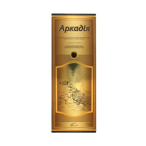 Коньяк 0.5л 40% марочний Аркадія Shustoff к/у