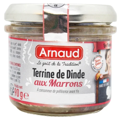 Терін Arnaud індичий з каштанами 90г