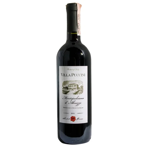 Вино Villa Puccini Montepulciano d’Abruzzo червоне сухе 12% 0,75л
