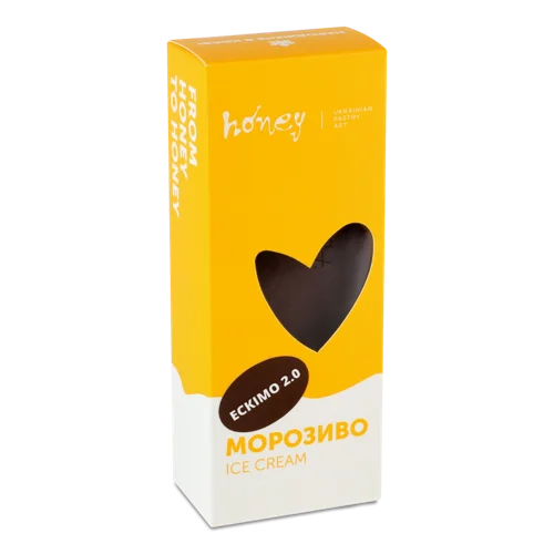 Морозиво Ескімо 2.0 Honey, Вищого Ґатунку, Картонна Упаковка, 90г