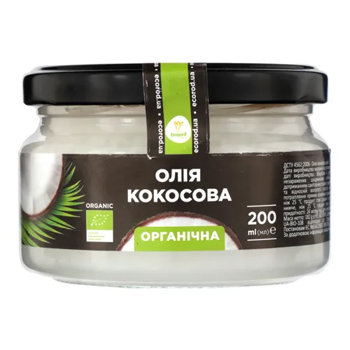 Масло кокосове органічне Екород 200мл