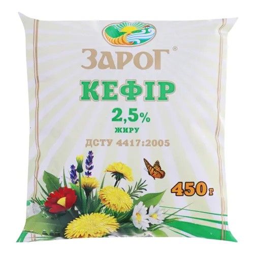 Кефір 2.5% ЗароГ м/у 450г
